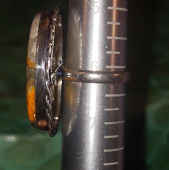 Bumblebee Jasper Ring Size 6.25 - Picture 7 of 7